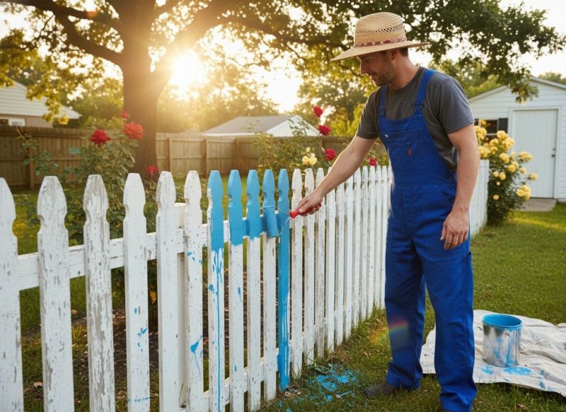 Fence, Deck, Or Porch Painting And Staining For Long-Term Durability